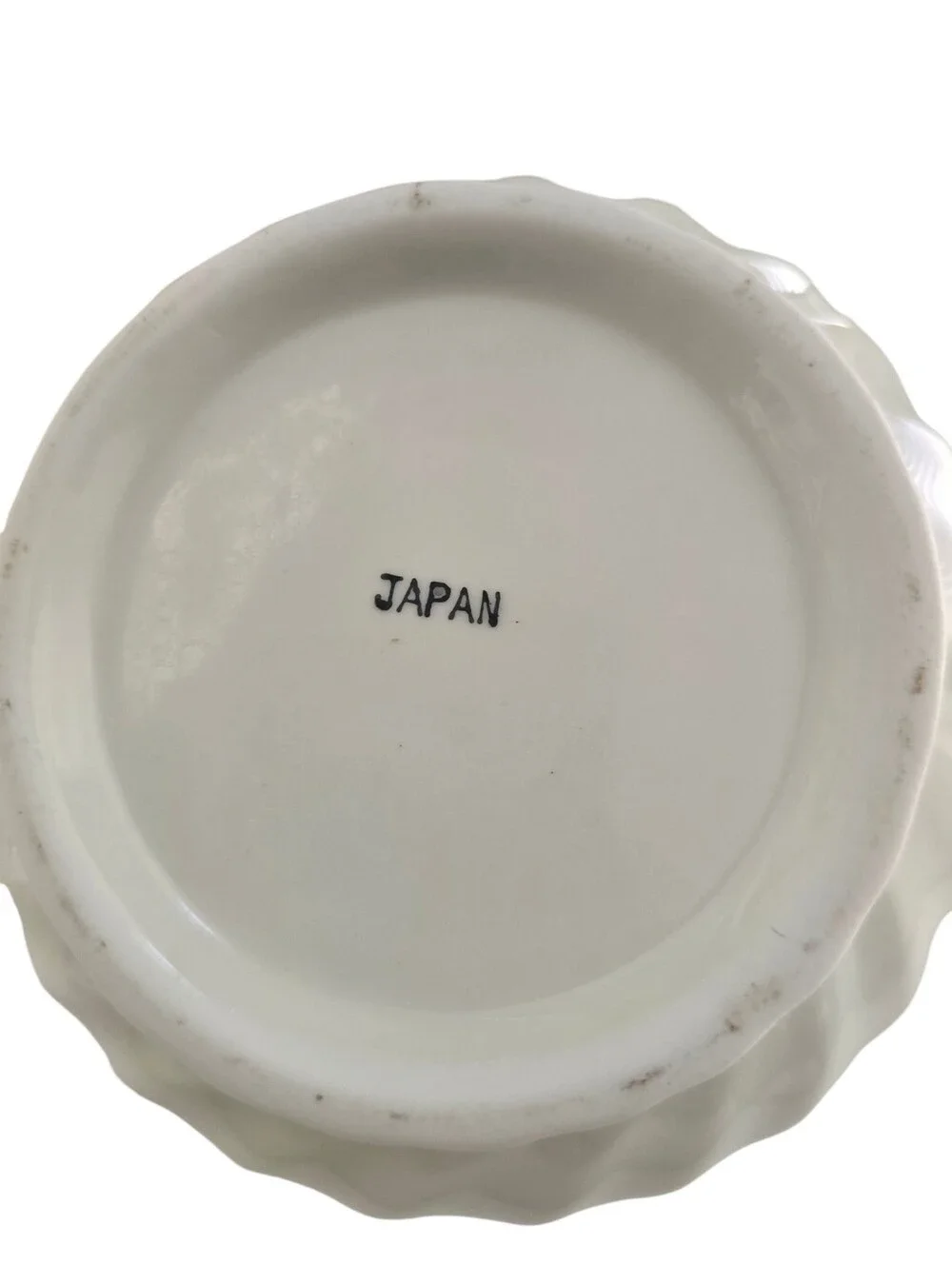 Vintage Japan Blue Willow Style Porcelain Teapot Cottagecore Chinoiserie Decor